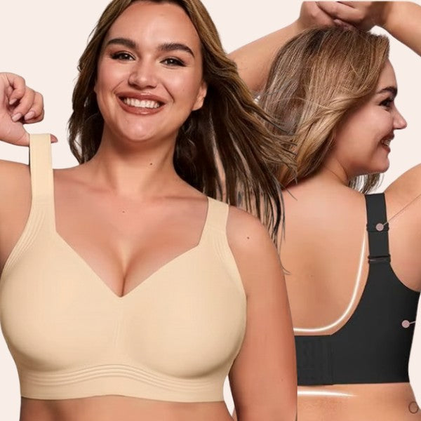 Kit 3 Sutiãs Luna Comfort™ - Sutiã com Efeito Invisível e Zero Marcas — Bavielo