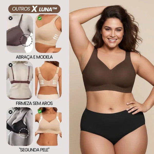 Kit 3 Sutiãs Luna Comfort™ - Sutiã com Efeito Invisível e Zero Marcas — Bavielo