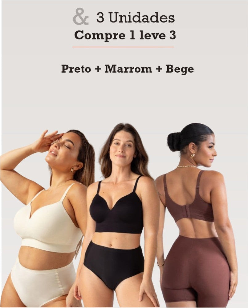 Kit 3 Sutiãs Modelador Libelle — Bavielo
