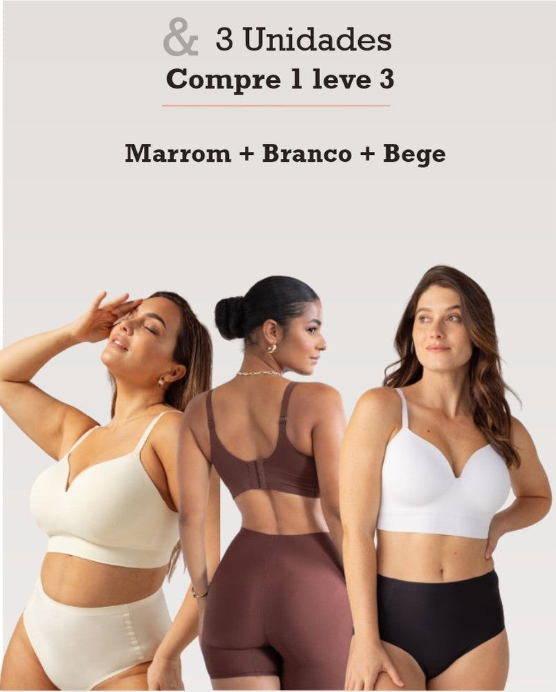 Kit 3 Sutiãs Modelador Libelle — Bavielo
