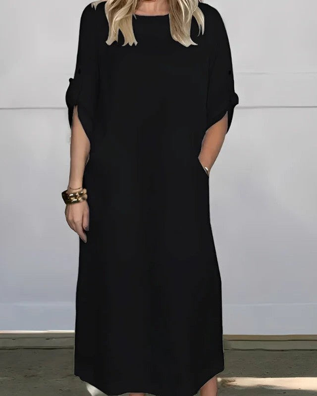 Vestido Casual Susan | Linho Puro - (Soltinho) — Bavielo
