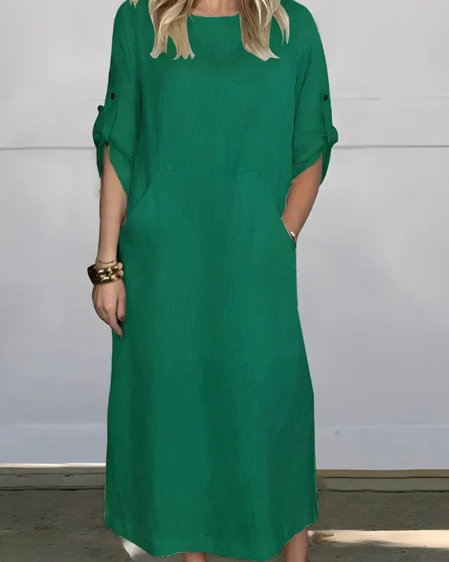 Vestido Casual Susan | Linho Puro - (Soltinho) — Bavielo