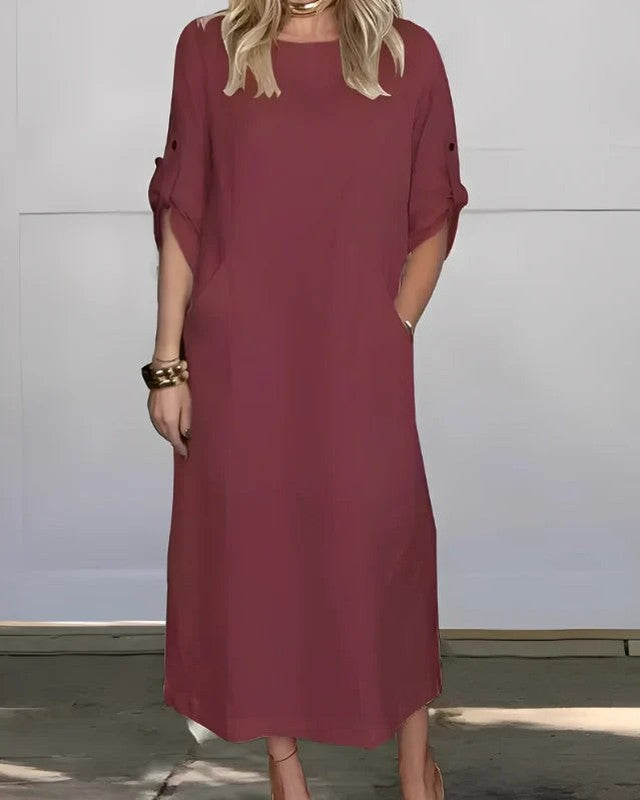 Vestido Casual Susan | Linho Puro - (Soltinho) — Bavielo