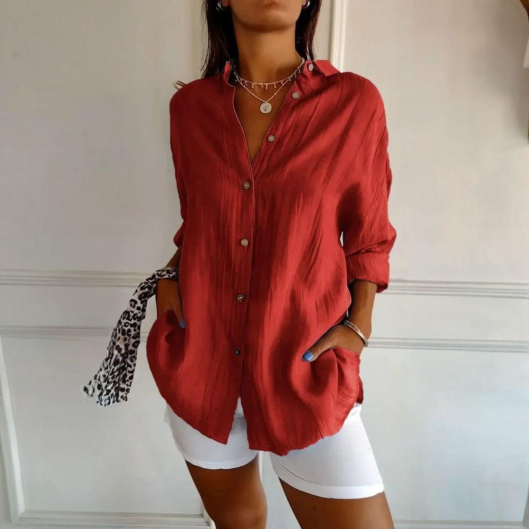 Kit 3 Camisas Ibiza em Linho de Algodão – Design Semi Plissado — Bavielo