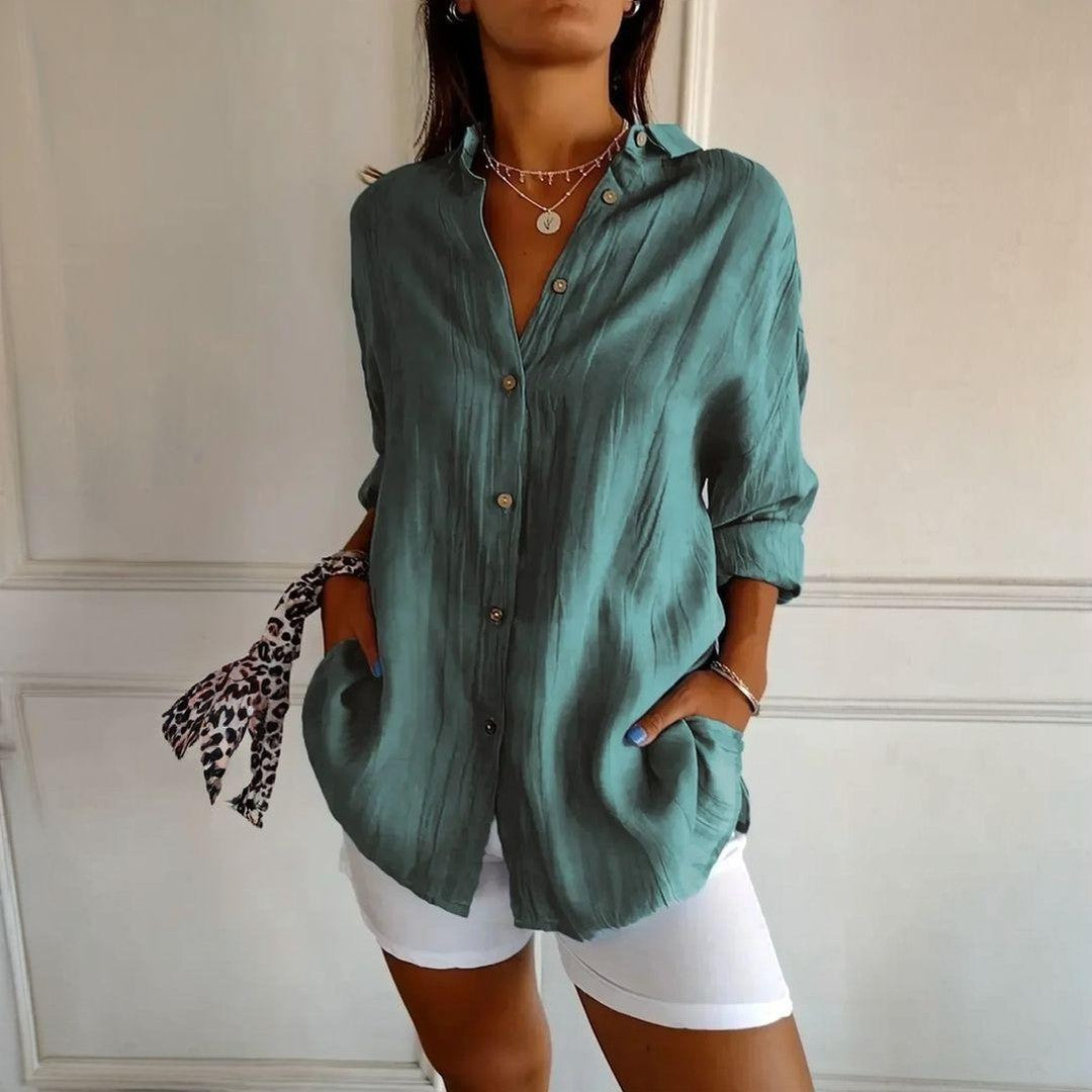 Kit 3 Camisas Ibiza em Linho de Algodão – Design Semi Plissado — Bavielo
