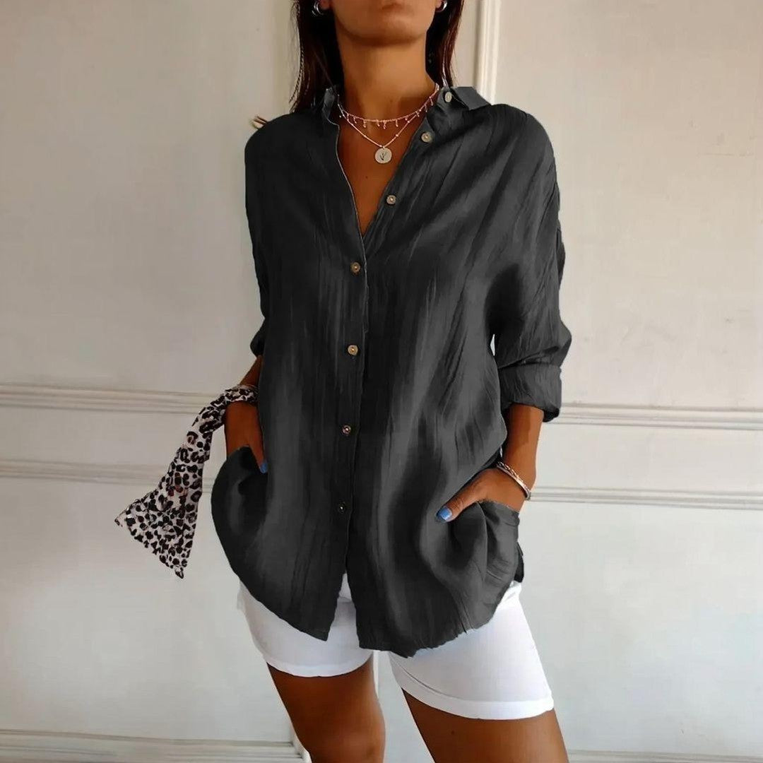 Kit 3 Camisas Ibiza em Linho de Algodão – Design Semi Plissado — Bavielo