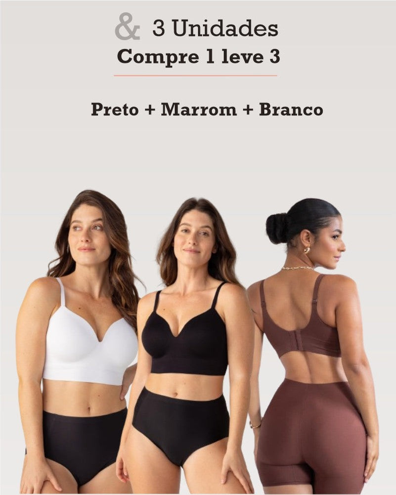 Kit 3 Sutiãs Modelador Libelle — Bavielo