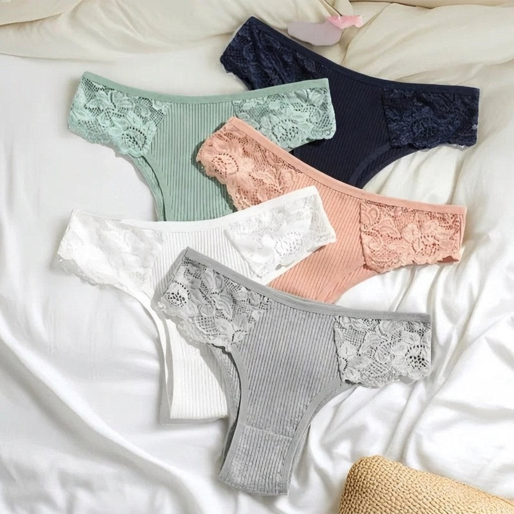 Kit 5 Calcinhas Comfort Belt® Originais - 100% Algodão — Bavielo