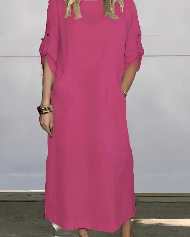 Vestido Casual Susan | Linho Puro - (Soltinho) — Bavielo